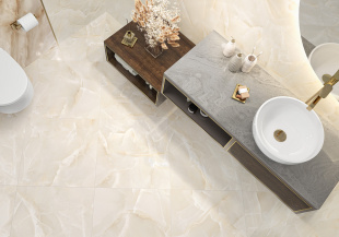 Керамогранит LCM Talisman Onyx Crema арт. 60120TLN01P (60x120x0,8) Полированный